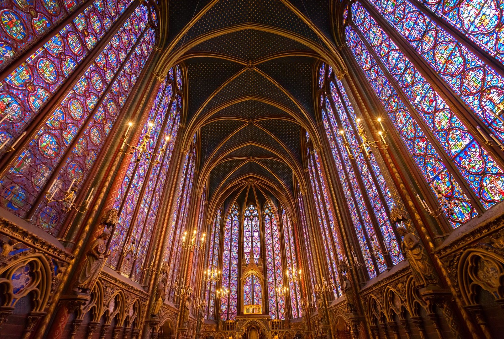 The soaring celestial spectacle of the Sainte-Chapelle