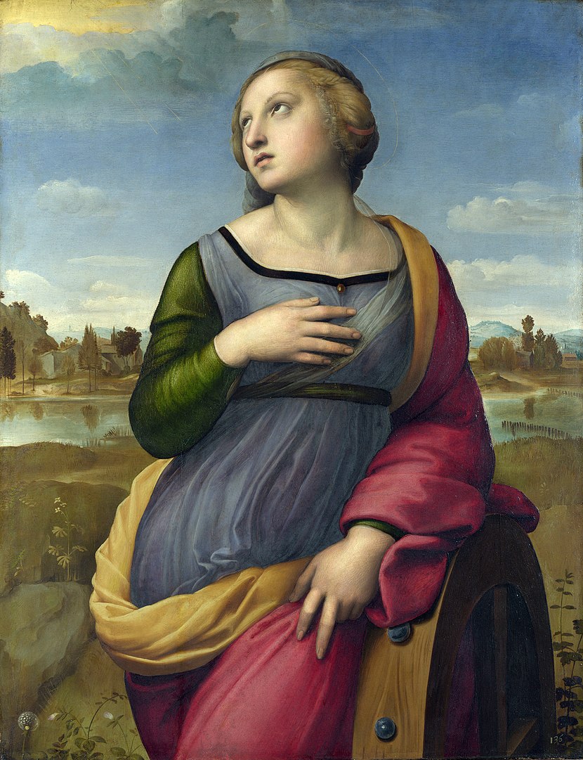 12 Italian Renaissance Masterpieces In The National Gallery London   Raphael Saint Catherine Alexandria National Gallery London 