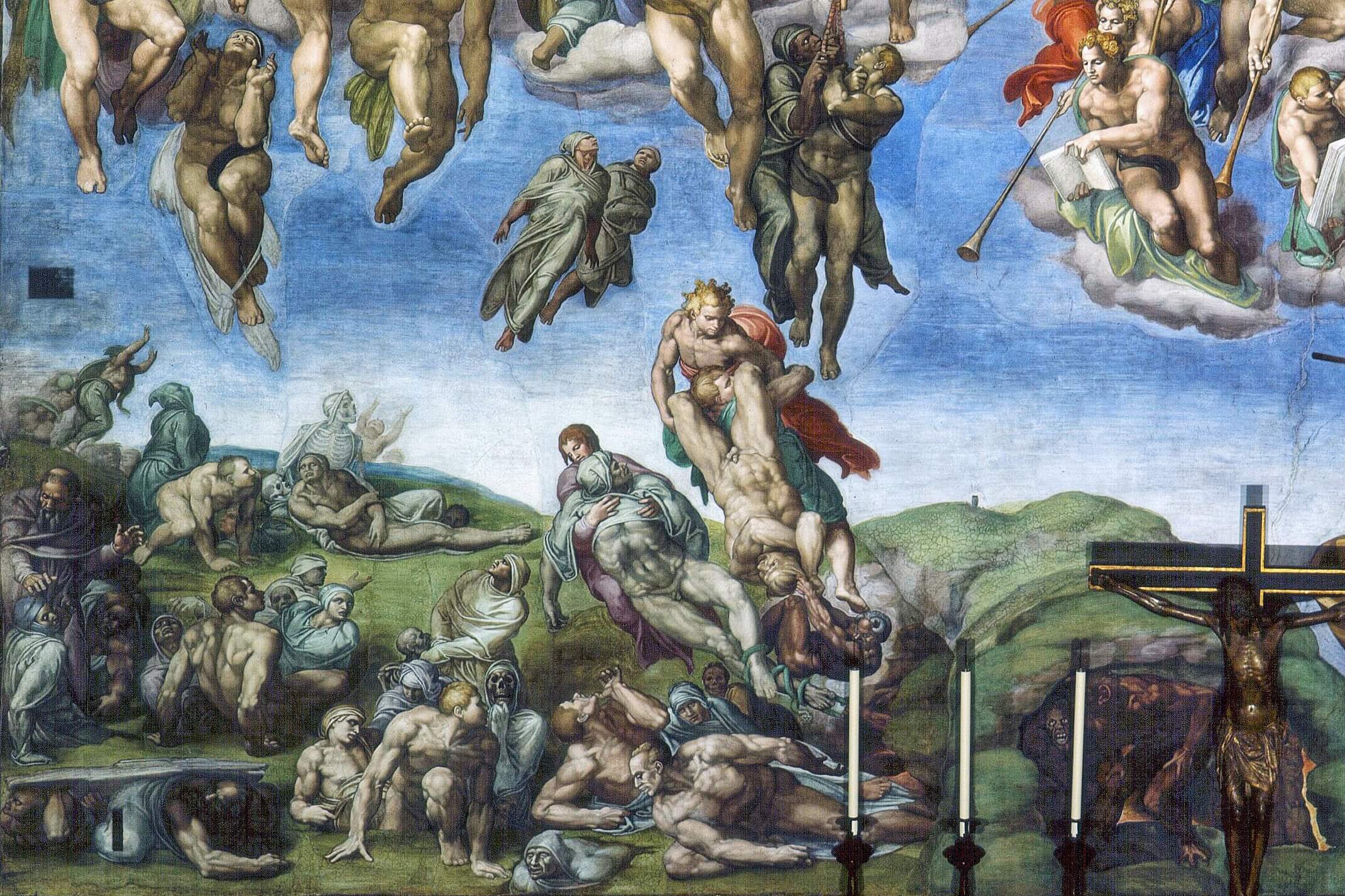 Suspended Between Salvation And Damnation Michelangelo s Last 