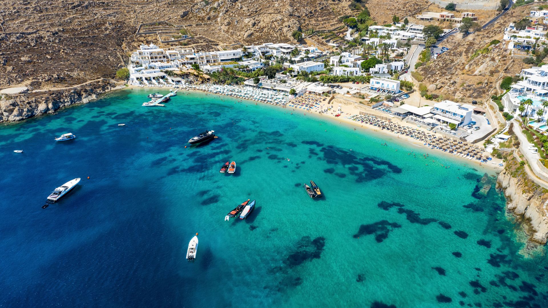 How to get to Nammos Village in Mykonos by Bus?