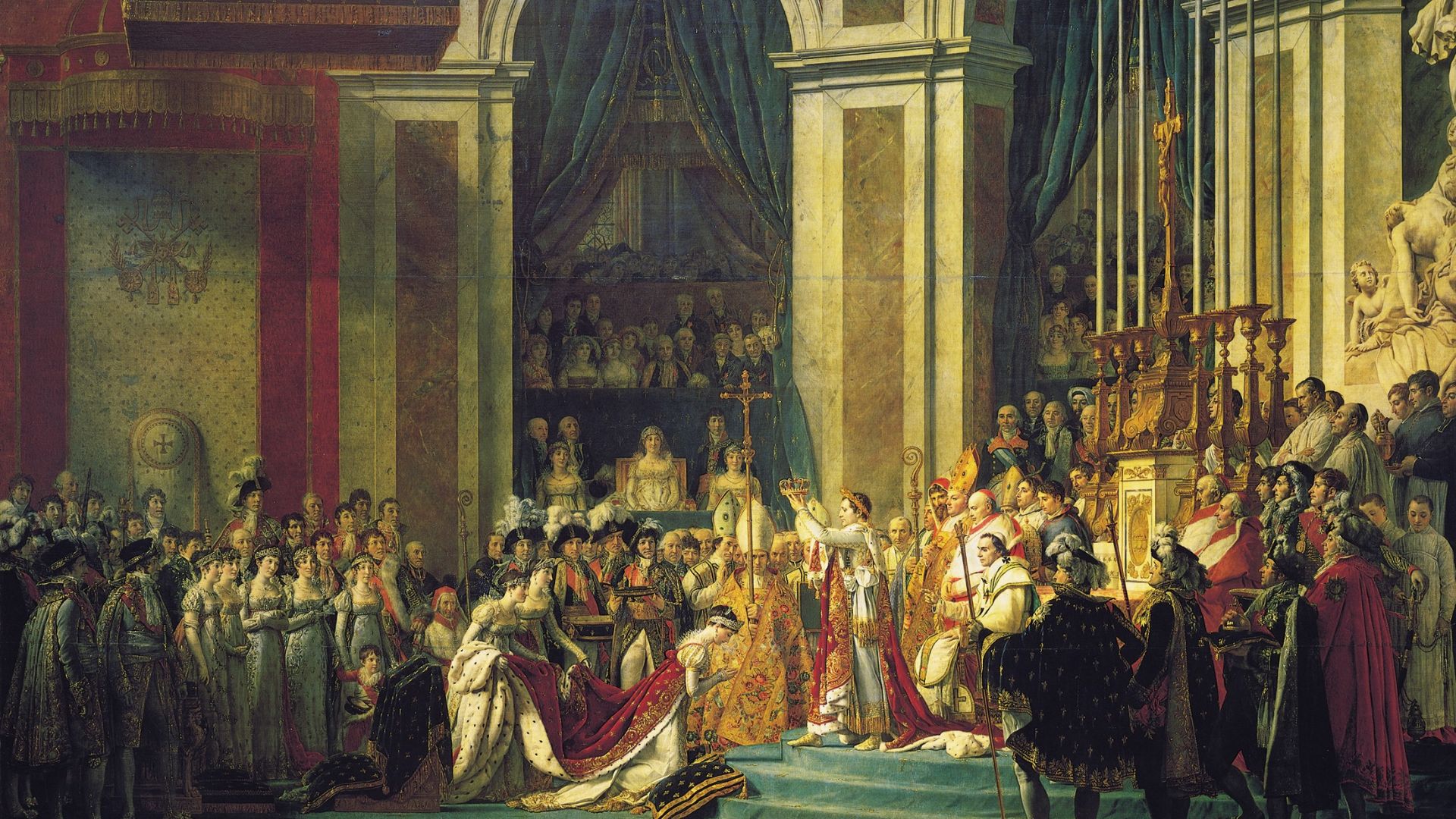 France, Versailles, Allegorical portrait of King Louis XIV