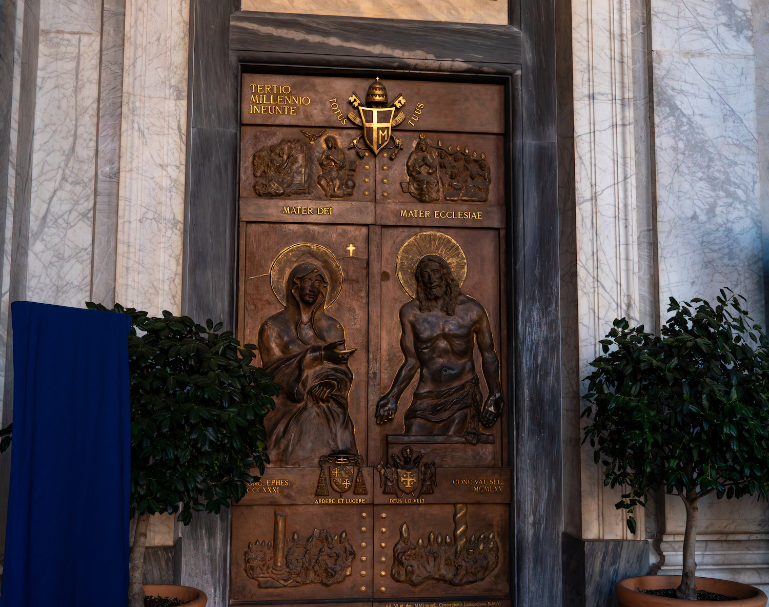 The Holy Door of the Basilica of Santa Maria Maggiore