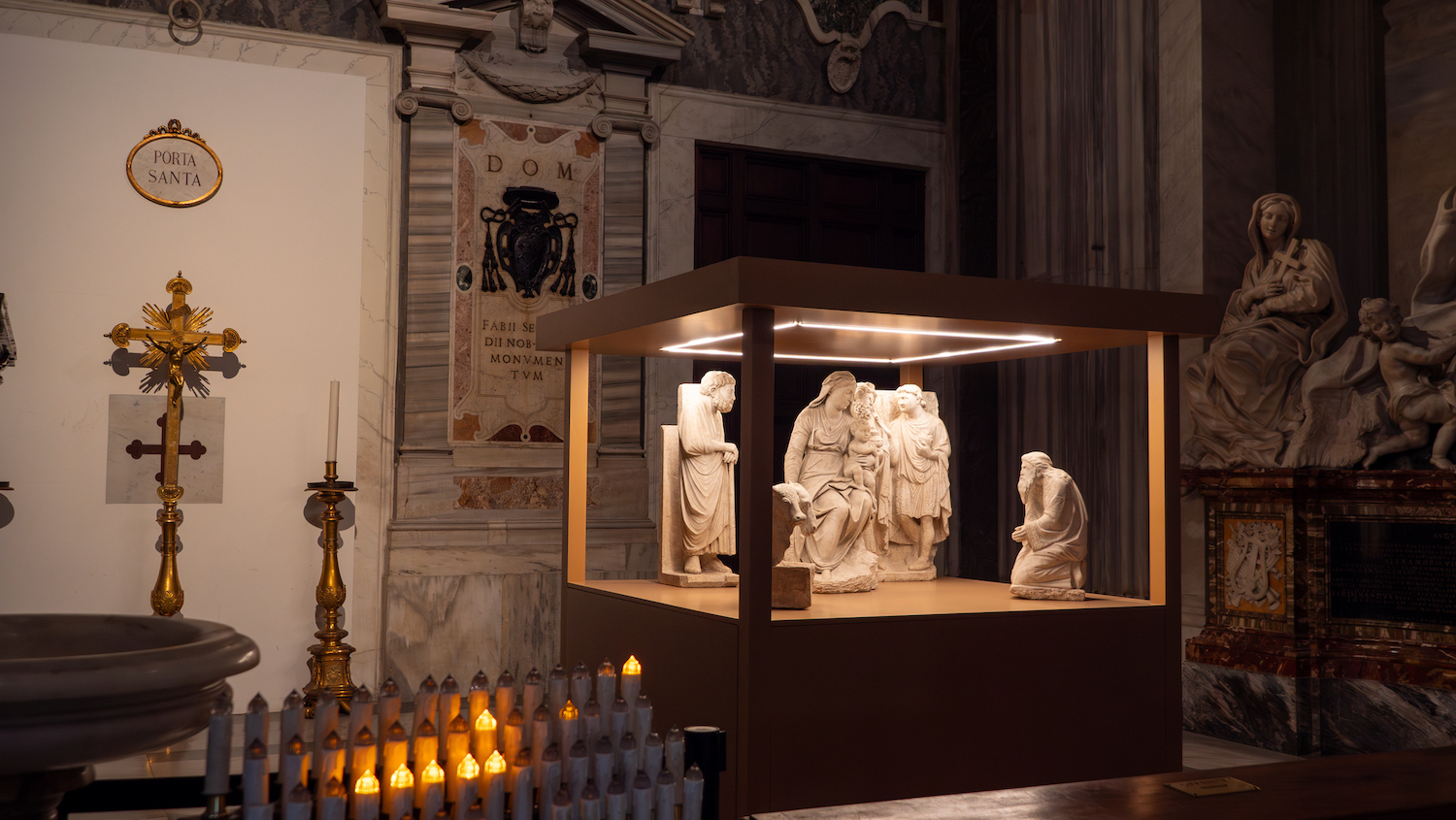 Naticity of Arnolfo di Cambio in the Basilica of Santa MAria Maggiore