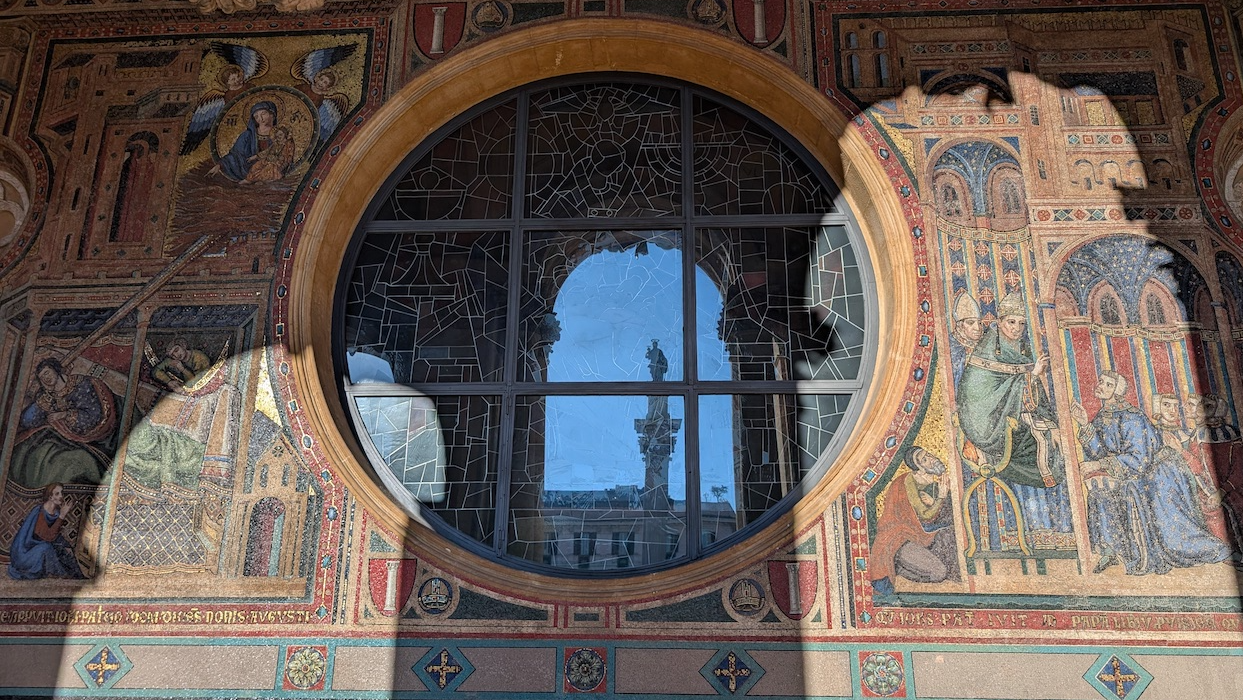 the mosaics of the Loggia