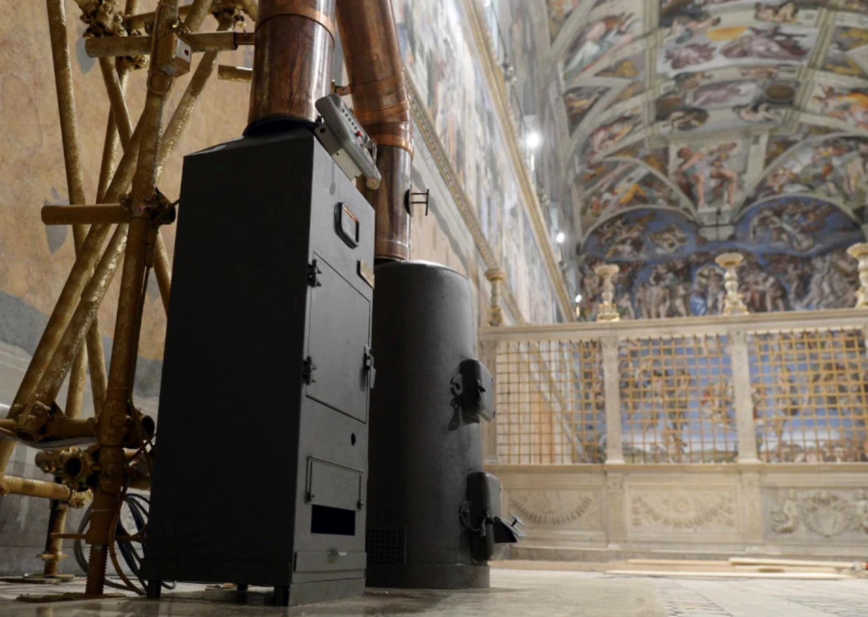 Smoke in the Sistine